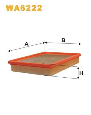 WIX FILTERS wa6222 -  Воздушный фильтр